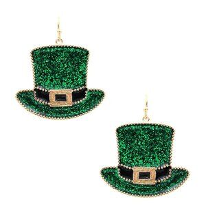 SAINT PATRICK`S HAT EARRING